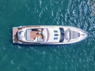 Experience Waterfront Elegance on the 74’ Princess in North Bay Village