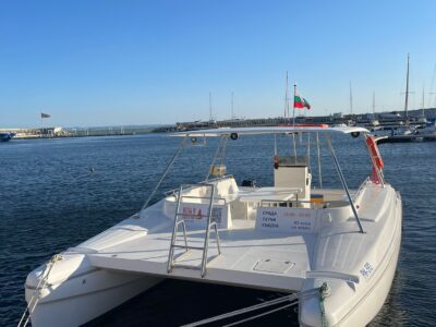 Relax on Bulgaria’s Black Sea Aboard the Rainbow Motor Catamaran