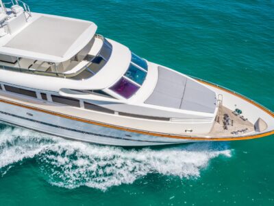 112' Custom Privilege Superyacht Charter in Miami | 2 Jacuzzis, Sauna, Jet Skis & Aquabana Included | AnchorsBook Photo 110' Horizon Superyacht Charter in Miami | Jet Skis, Trampoline & Luxury Crew Included