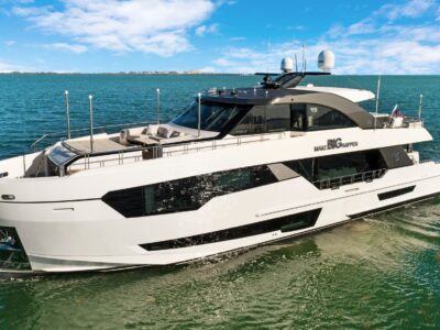 Indulge in a Floating Wellness Retreat on the 95’ Ocean Alexander with Jacuzzi and Gym