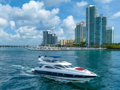 Experience Coconut Grove Luxury on the 80’ Sunseeker Manhattan