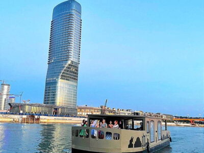 Celebrate on the Sava River Aboard the Uncle Catamaran