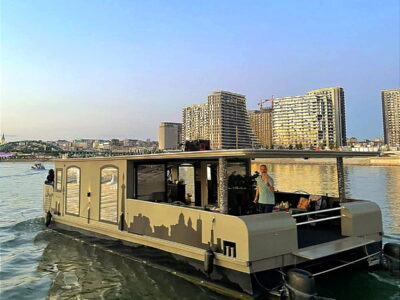 Celebrate on the Sava River Aboard the Uncle Catamaran