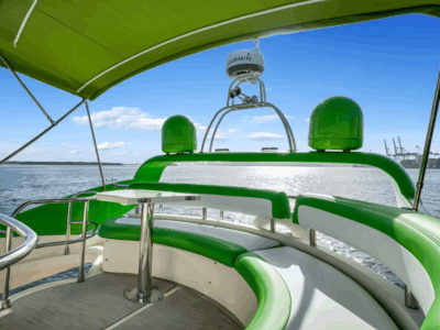 Celebrate in Italian Luxury Aboard the 65ft Aicon G Flybridge Yacht in Miami